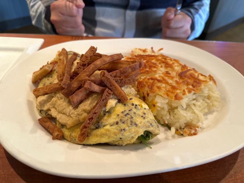 A Side Of Crispy Hash Browns That Creates A Sweet-Savory Balance