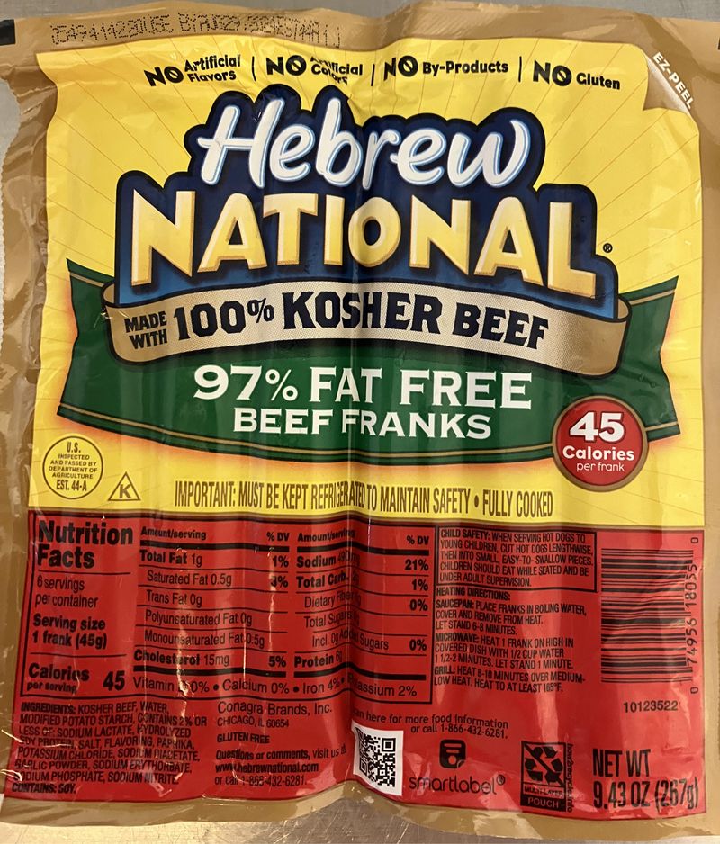 Hebrew National 97% Fat Free