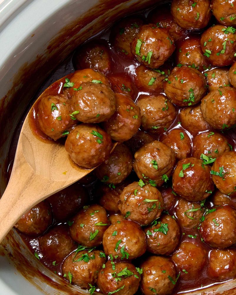 Old-Fashioned Cocktail Meatballs: The Slow Cooker Sensation