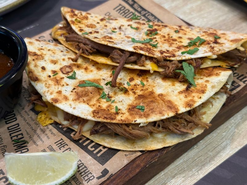 La Super Quesadilla Food Truck Counter