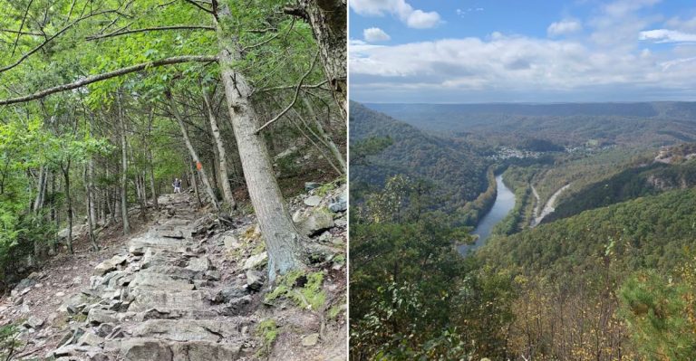 Take On 1,000 Stone Steps On This Central Pennsylvania Trail For A Stunning Overlook