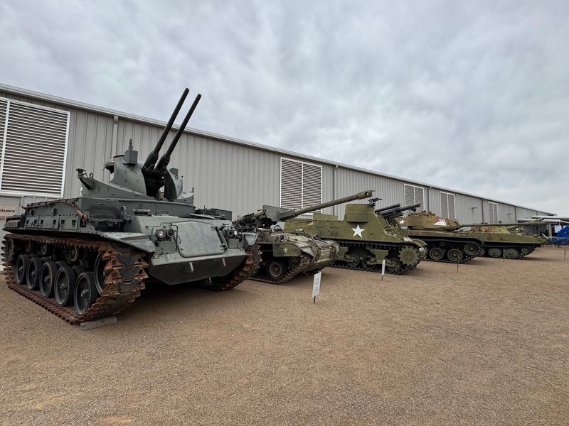 Tanks Parked Right Next Door To Some Famous Airplanes