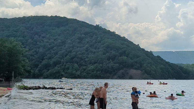 Tatman Run Beach And A Swimmable Lake