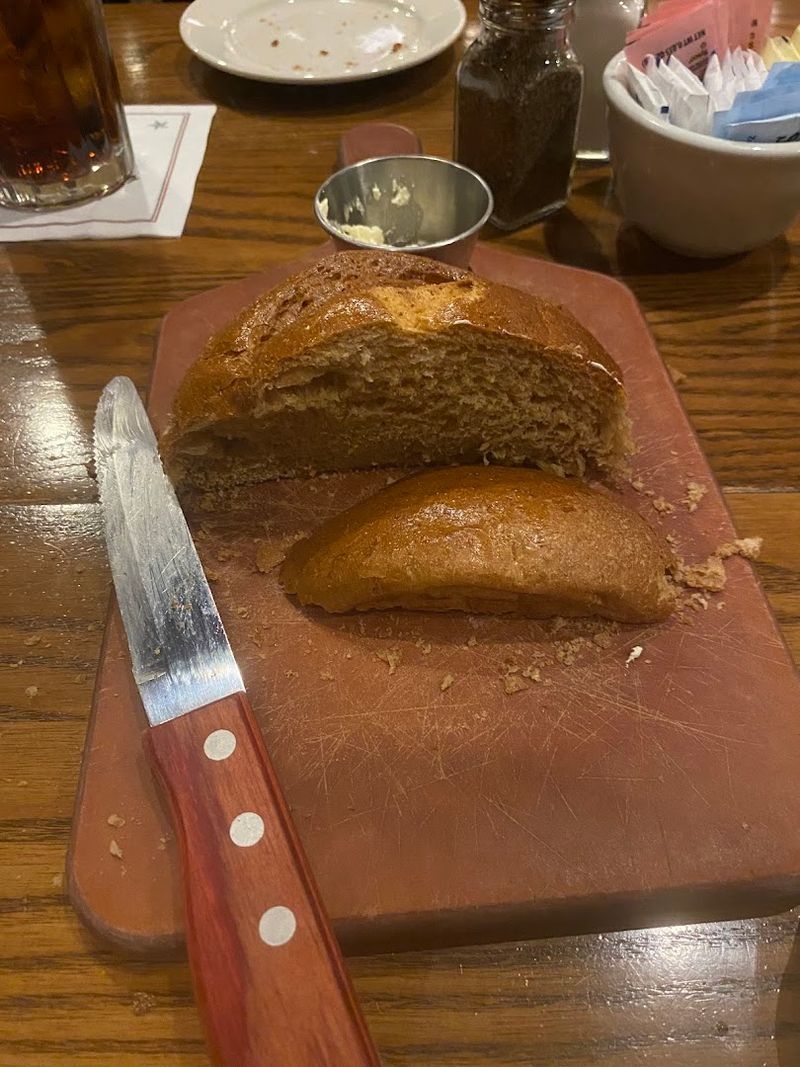 Fresh Baked Bread Served Hot At The Table