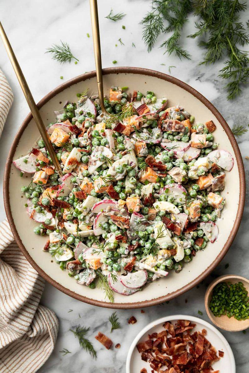 Creamy Dill Pea Salad