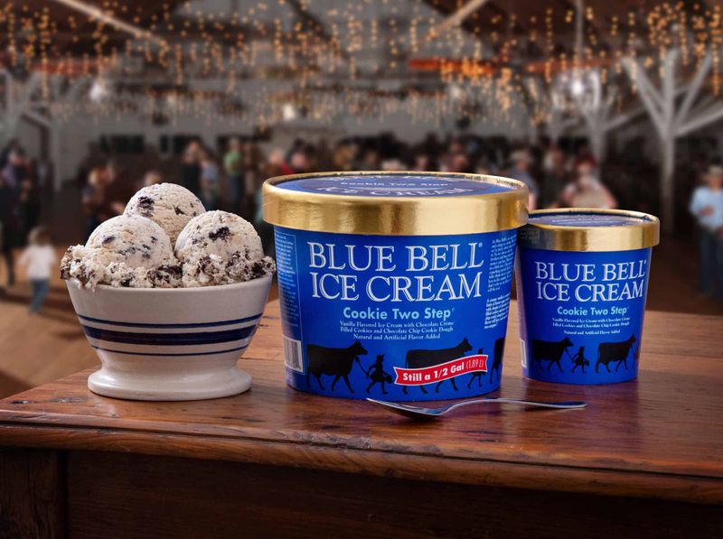 Blue Bell Ice Cream In Dozens Of Flavors