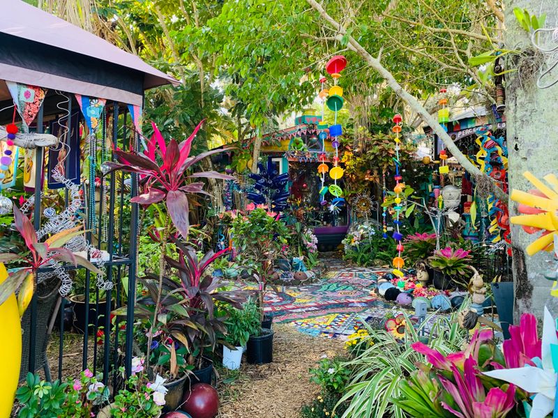 A Folk Art Timeline In A Tiny Yard