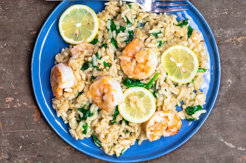 Lemon-Garlic Shrimp Risotto