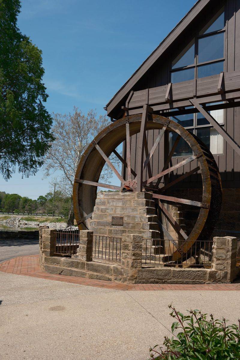 That Big Water Wheel And The Pond Behind It