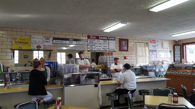 Breakfast at an Ice Cream Shop