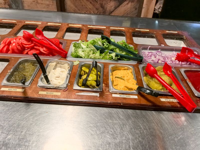 Build Your Burger Paradise At The Fixings Bar