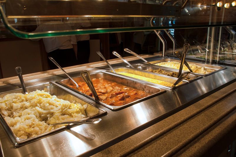 The 25-Item Salad Bar Is A Serious Contender