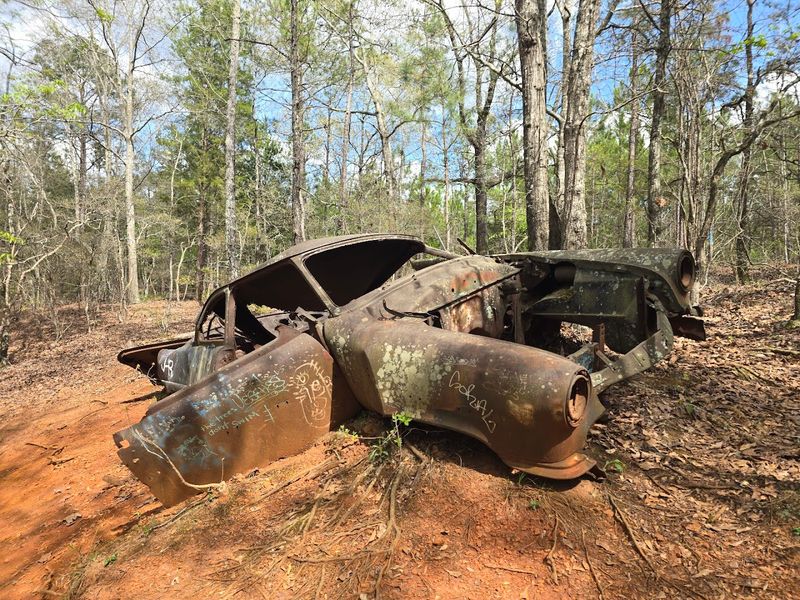 The Abandoned 1950s Vehicles Swallowed By The Canyon Edge The Abandoned 1950s Vehicles Swallowed By The Canyon Edge
