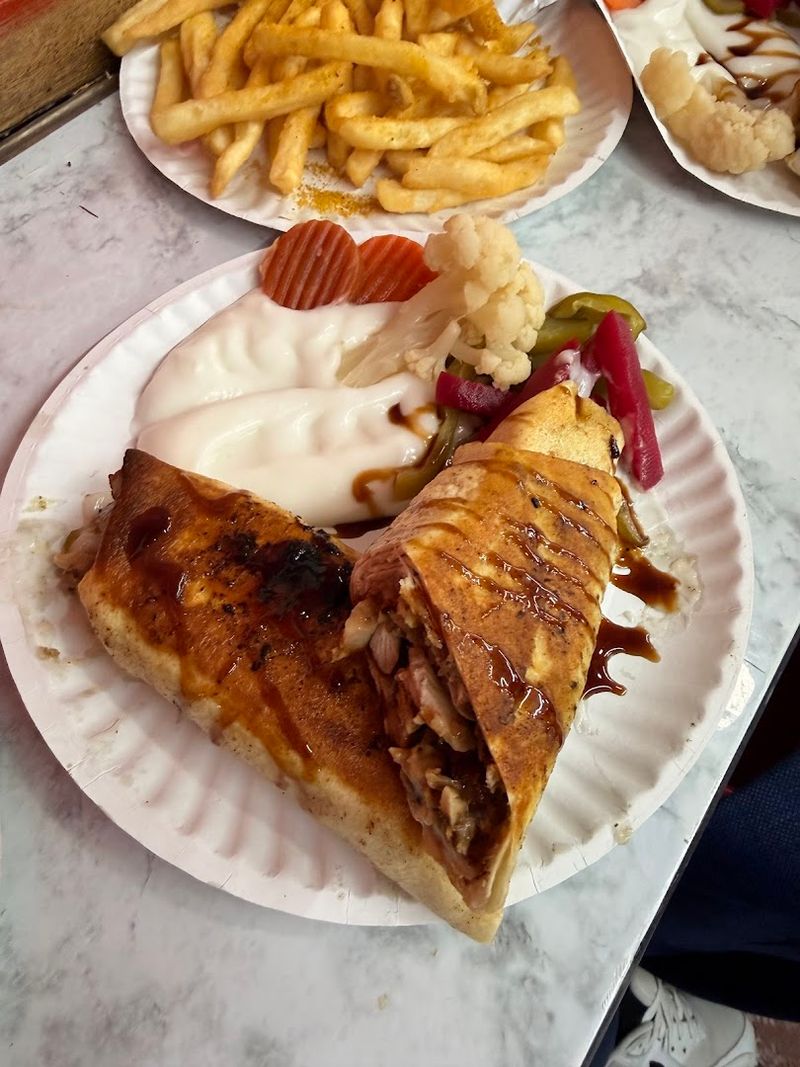 The Viral Crispy Chicken Shawarma Wrap