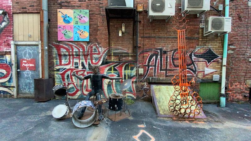 The Alley Art: More Than Just Drumsticks The Alley Art: More Than Just Drumsticks