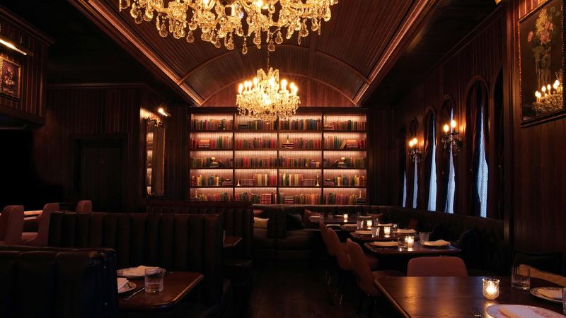 The Ambiance Feels Like A Private Library Crossed With An Alpine Lodge
