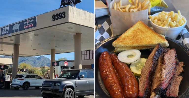 The Arizona Smokehouse Tucked Behind A Gas Station That Outsmokes Every Local BBQ Spot