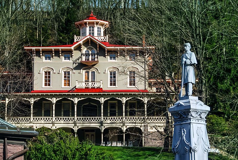 The Asa Packer Mansion on the Hill The Asa Packer Mansion on the Hill