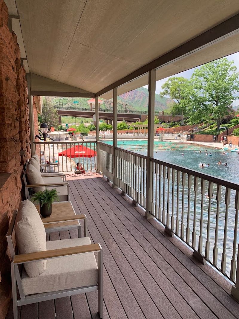 Location, the Bridge, and downtown glenwood Springs