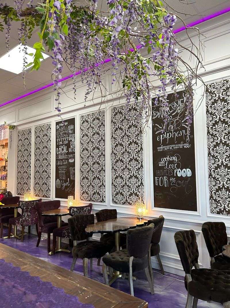 The Atmosphere And Decor Create A Charming Cafe Experience