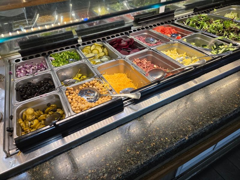 The Salad Bar And Dessert Station Are Surprisingly Impressive