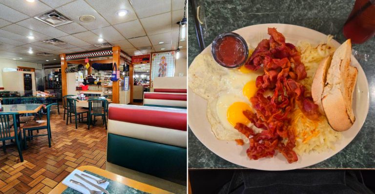 The interior and food at the amazing Tony’s I-75 Restaurant