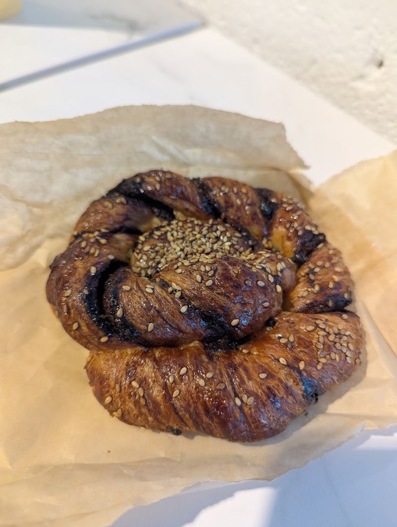 The Babka Knot With Tahini And Spiced Chocolate