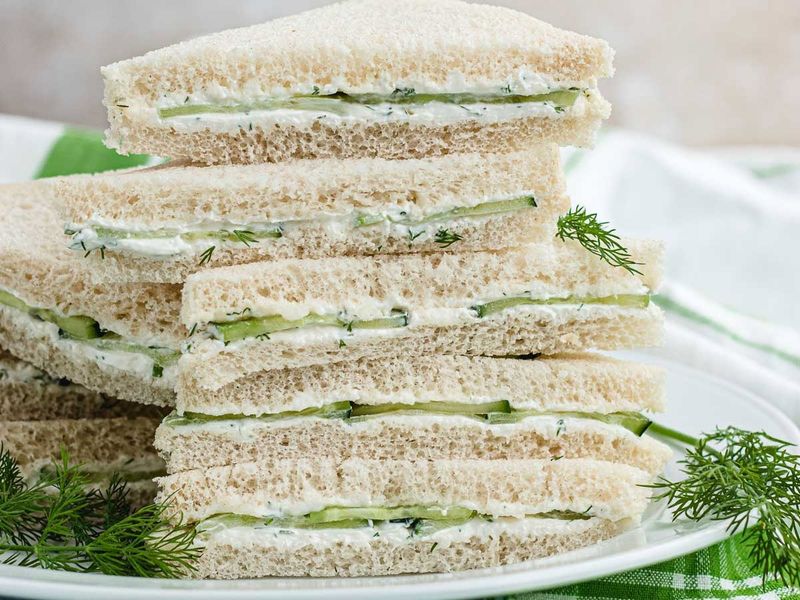 The Cucumber and Cream Cheese