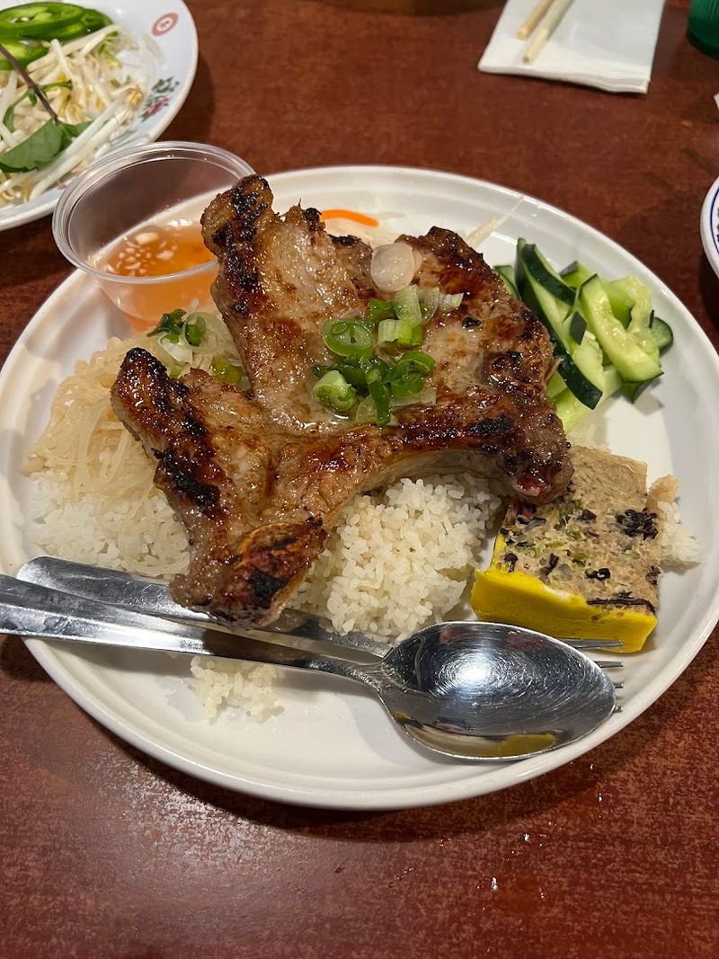 Broken Rice and the Pork Chop Dish