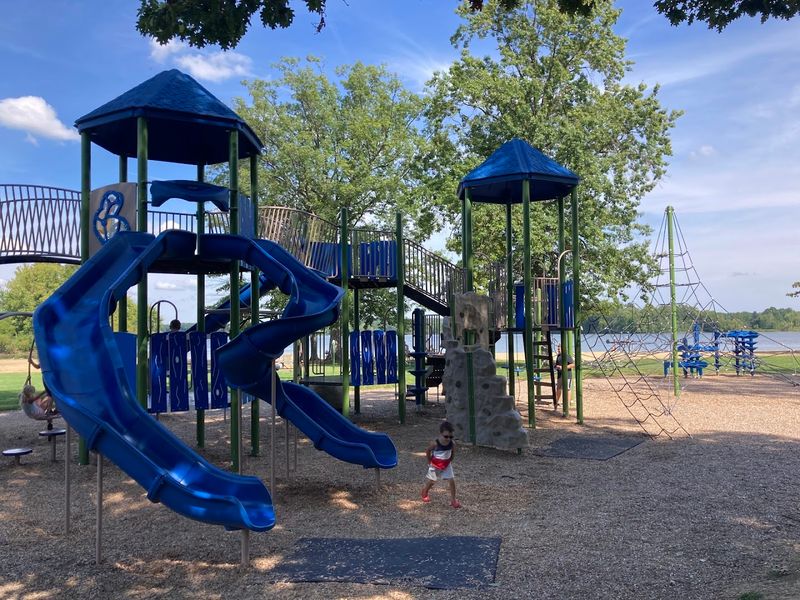 The Beach and Playground Area