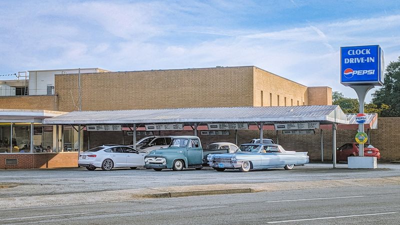 Clock Drive-In Has Been A greenville landmark Since The 1950s