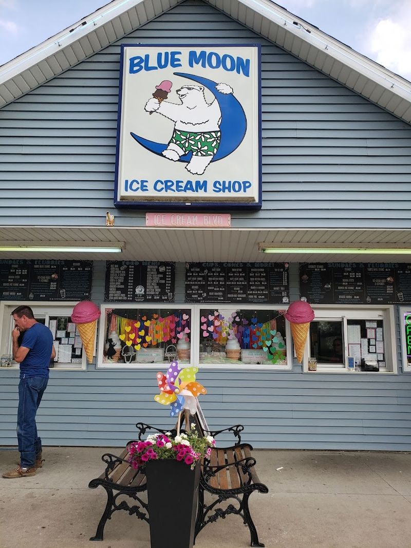 The Blue Moon Ice Cream Shop