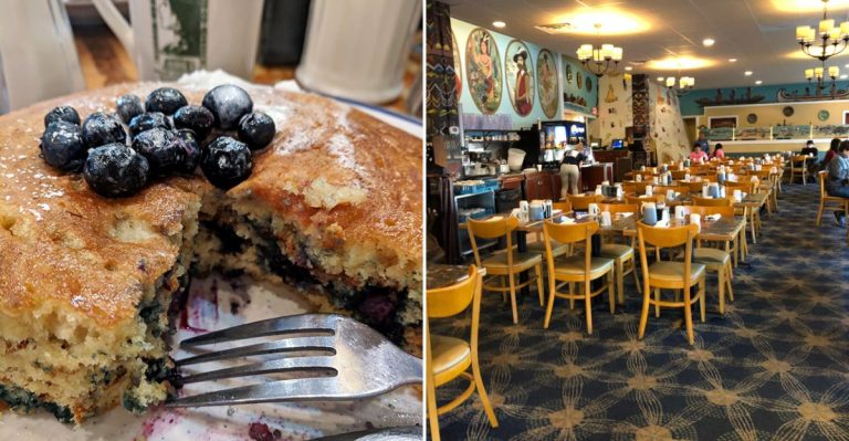 The Blueberry Pancakes At This Funky Diner In Virginia Are Out-Of-This-World Delicious