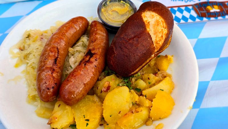 The Bratwurst Comes With A Mustard Worth Writing Home About The Bratwurst Comes With A Mustard Worth Writing Home About