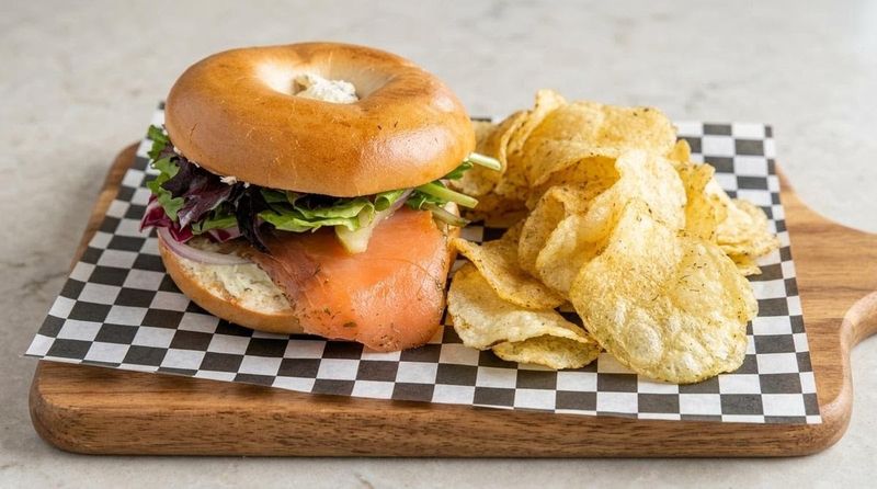 The Breakfast Bagel Brings Smoky Flavor