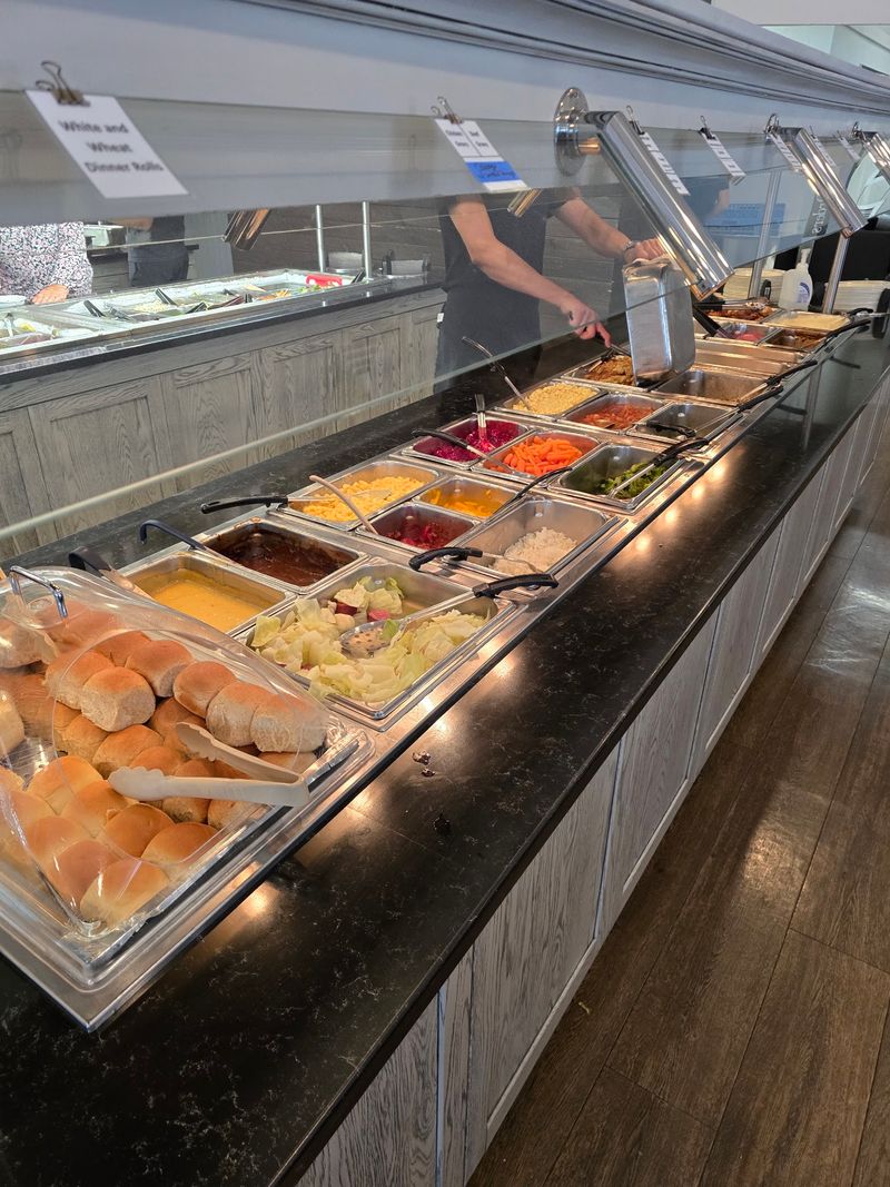 The Buffet Has Three Separate Stations