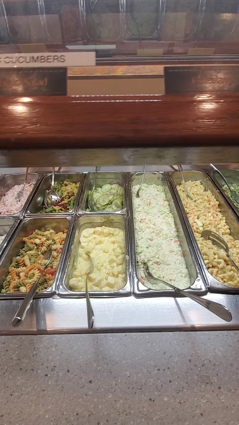 The Salad Bar and Soup Selection