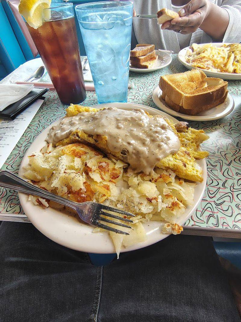 Homemade Meatloaf, Mashed And Gravy