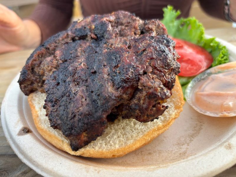 The Burger Is A Genuine 13-Ounce Monster The Burger Is A Genuine 13-Ounce Monster