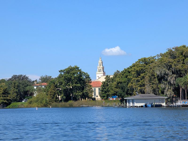 Rollins College From The Water: History With Sun On Your Face