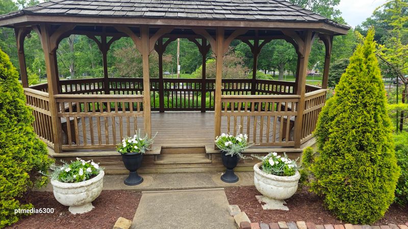 The Charming Gazebo And Clubhouse On The Grounds