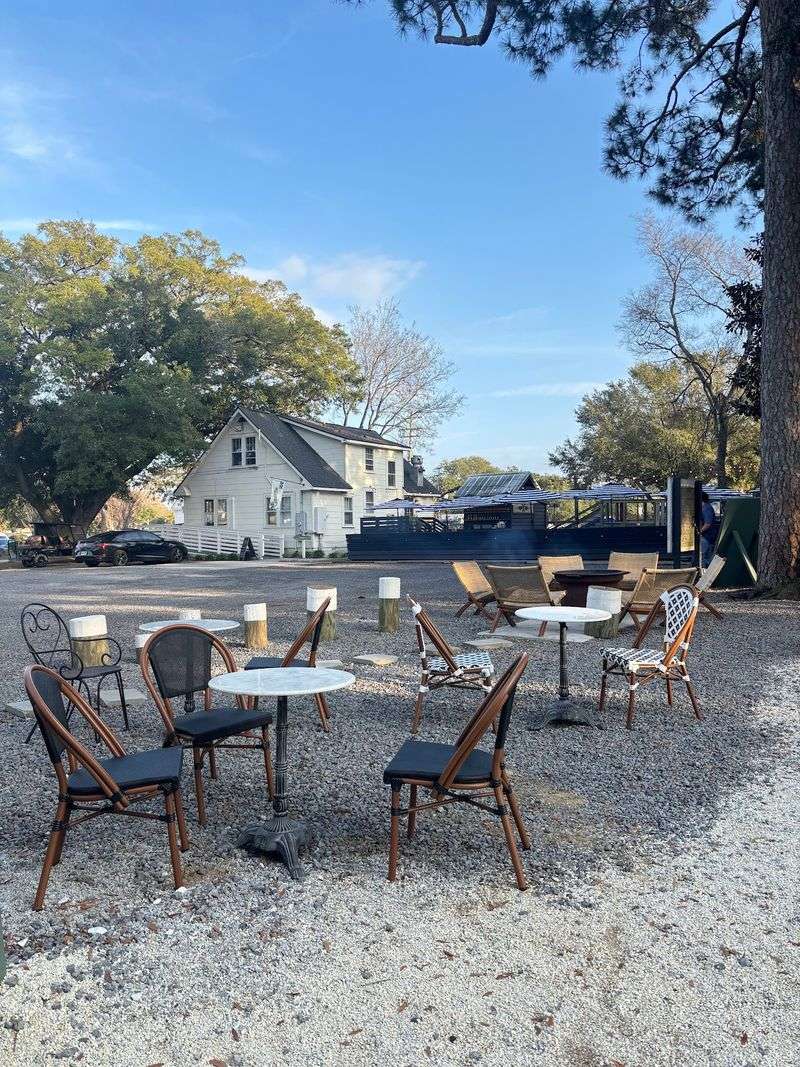 The Charming Outdoor Seating And Garden Atmosphere
