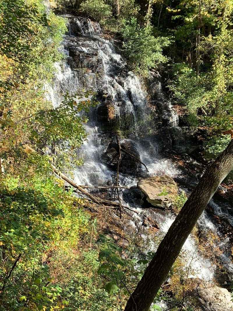 Isaqueena Falls Just Steps Away