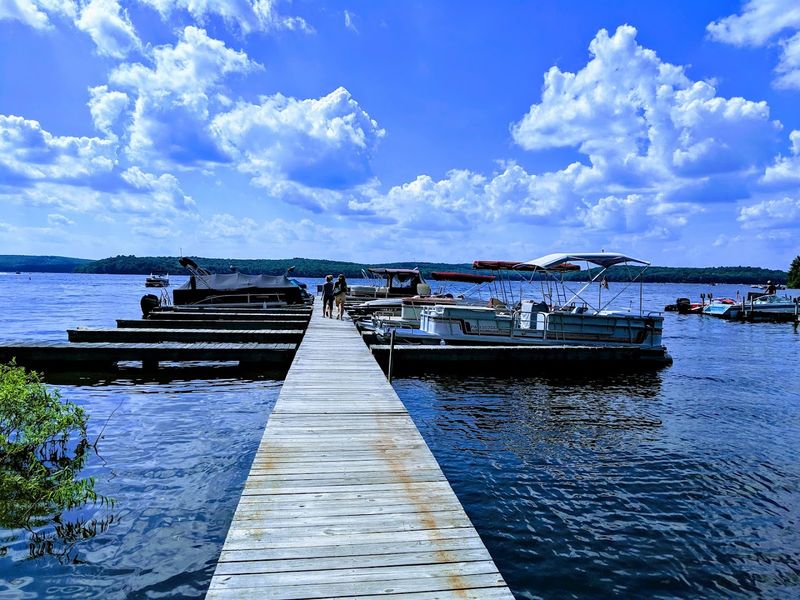 Outdoor Seating Adds A Relaxed Lakeside Atmosphere