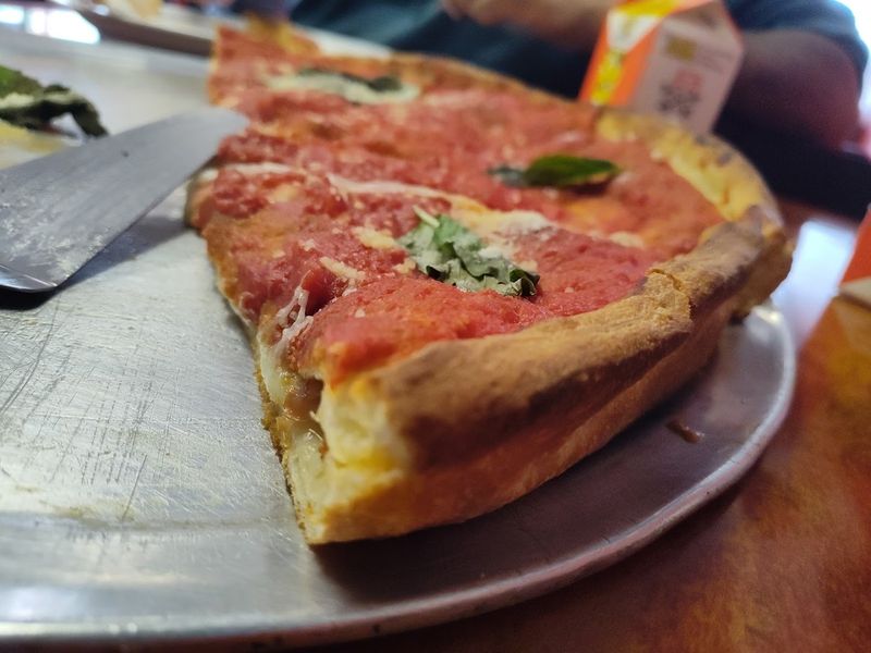 A Deep Dish Option That Weighs In At Three Pounds Of Cheese