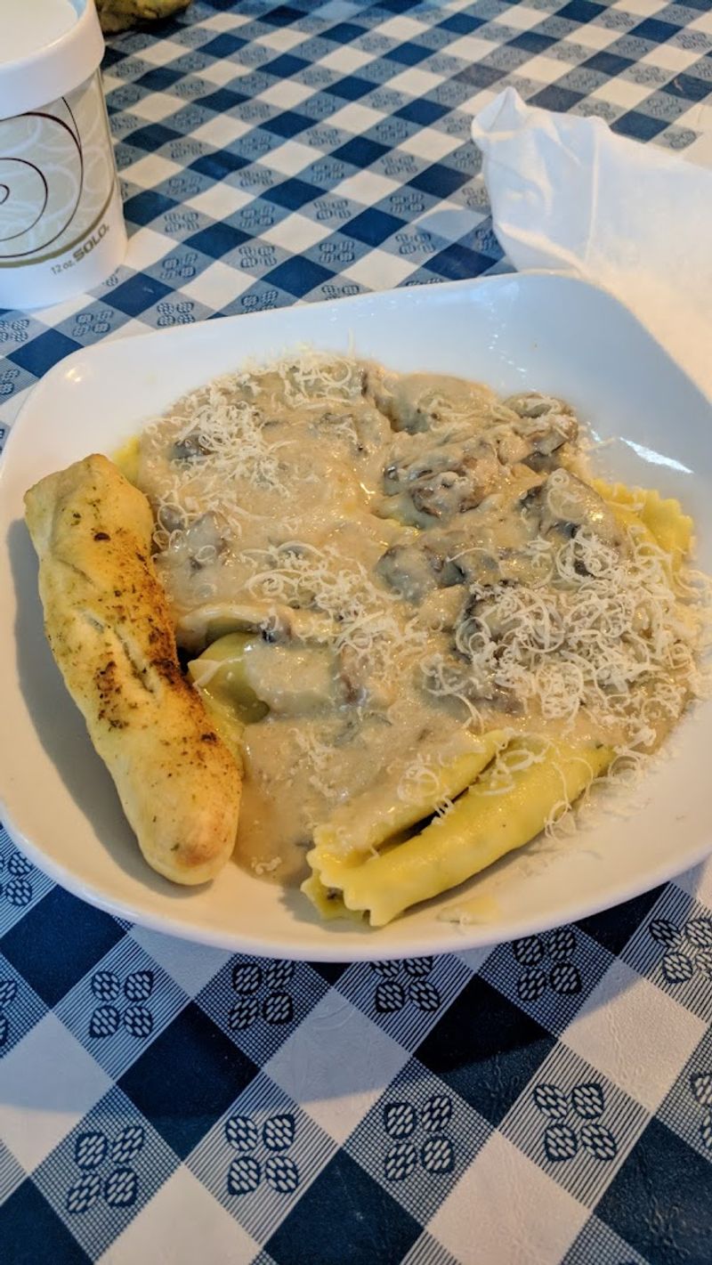 The Fettuccine Alfredo Is Creamy In The Right Way