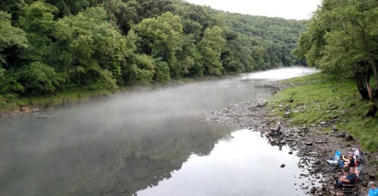 The Chilling River Below This Arkansas Dam Creates Its Own Fog