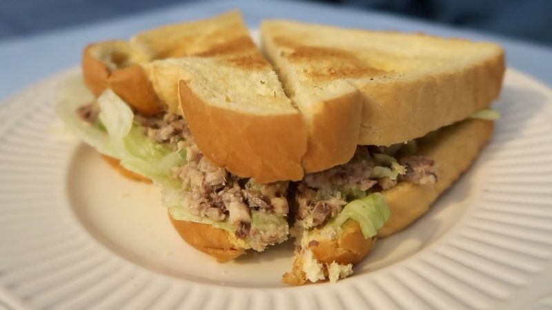 Sardine and Onion Sandwich