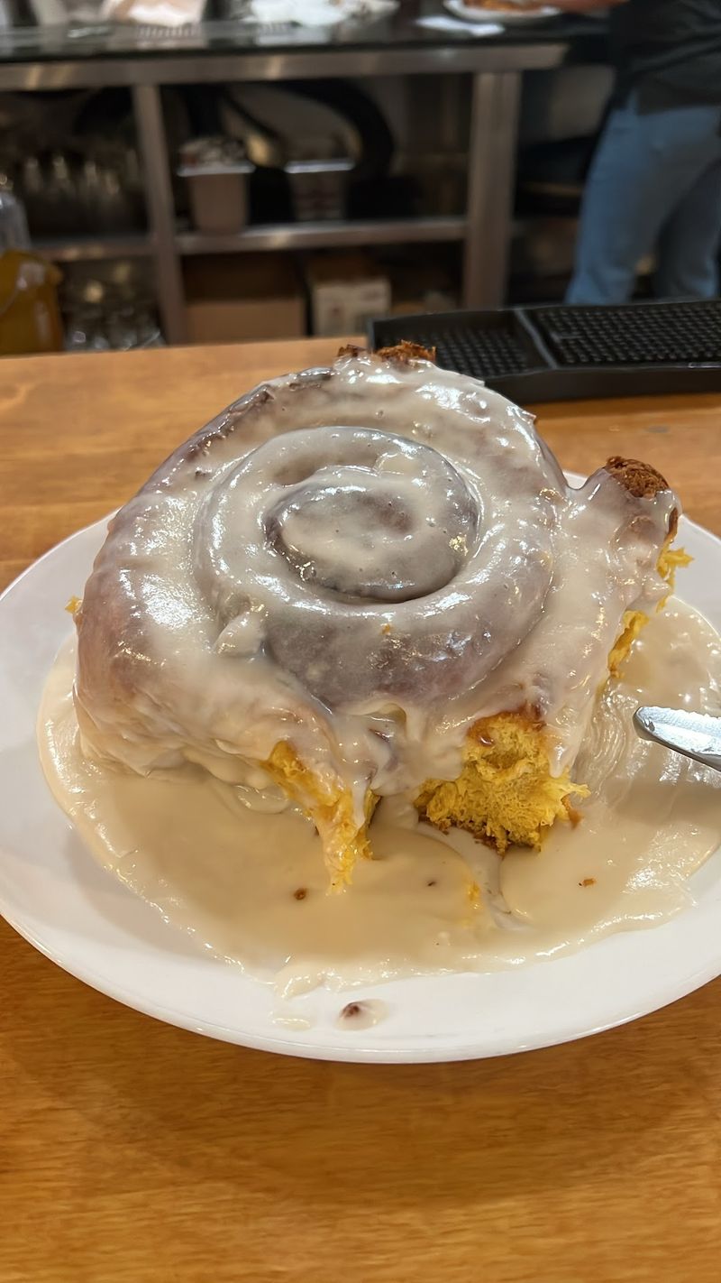 The Cinnamon Roll That Practically Needs Its Own Plate Zip Code The Cinnamon Roll That Practically Needs Its Own Plate Zip Code