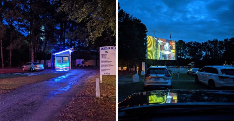 The Classic Drive-In Theater In South Carolina That’s Still Showing Movies Under The Night Sky